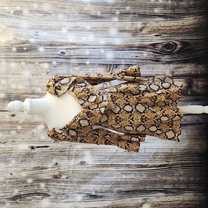 Boohoo Snake Print Dress